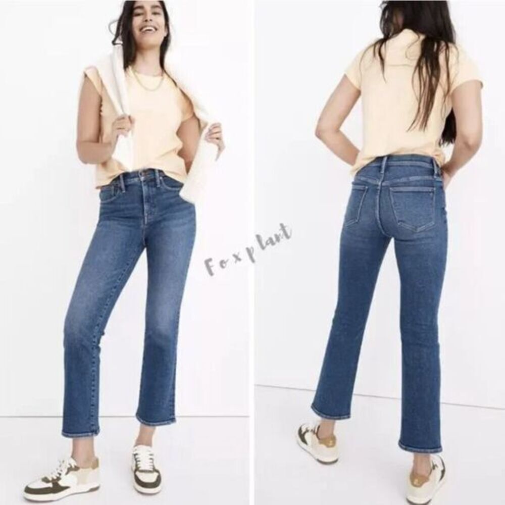 NEW Madewell Petite Cali Demi-Boot‎ Jeans in Bodney Wash, P29